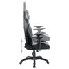 vidaXL Fauteuil de jeux vid&eacute;o Blanc Similicuir