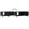 vidaXL Table basse noir 102x50x40 cm bois d'ing&eacute;nierie