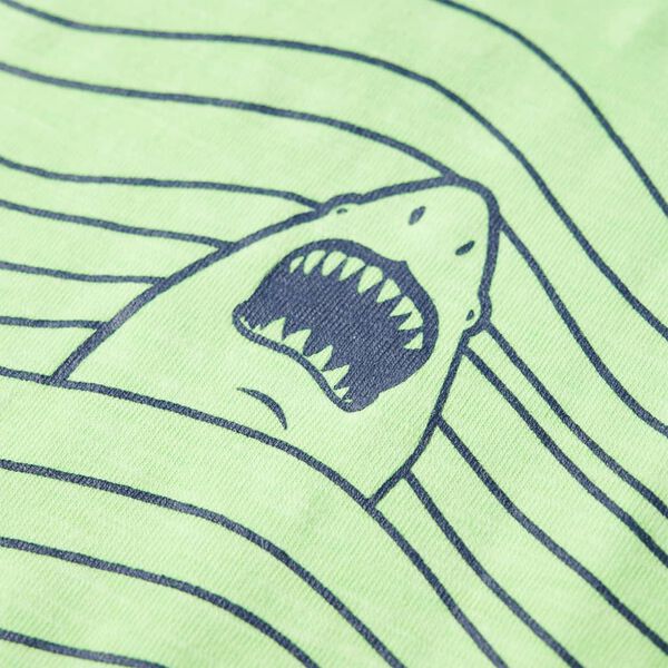 T-shirt pour enfants vert n&eacute;on 104