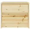 vidaXL Table de chevet 40x30,5x35,5 cm Bois de sapin solide