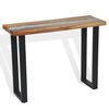 vidaXL Table console Teck 100 x 35 x 75 cm