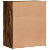 vidaXL Buffets 2 pcs ch&ecirc;ne fum&eacute; 60x31x70 cm bois d'ing&eacute;nierie
