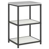 vidaXL Ensemble de rangement cuisine 2 pcs Blanc Acier lamin&eacute; &agrave; froid