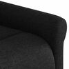 vidaXL Fauteuil inclinable &eacute;lectrique noir tissu