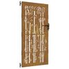 vidaXL Portail de jardin 85x175 cm acier corten design de bambou