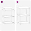 vidaXL Rangement de cuisine avec &eacute;tag&egrave;re Argent 60 x 50 x 92 cm Acier
