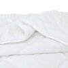 vidaXL Couette avec oreiller 3 pcs Blanc Microfibre
