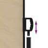 vidaXL Auvent lat&eacute;ral r&eacute;tractable beige 140x600 cm