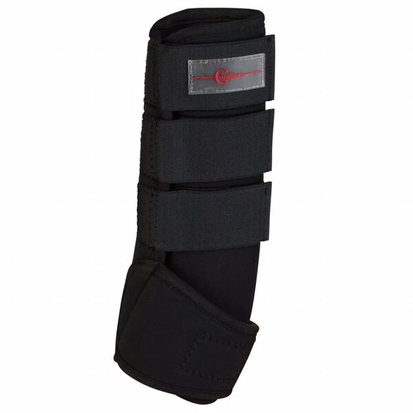 Kerbl Ensemble de gu&ecirc;tres de cheval 4 pcs Complet Noir 320133