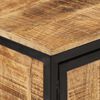 vidaXL Buffet haut 100x35x75 cm bois de manguier brut massif