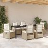 vidaXL Ensemble de salle &agrave; manger pour jardin 7 pcs