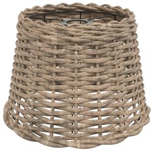 vidaXL Abat-jour de plafonnier marron &Oslash;30x20 cm osier