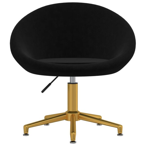 vidaXL Chaises &agrave; manger lot de 6 noir velours