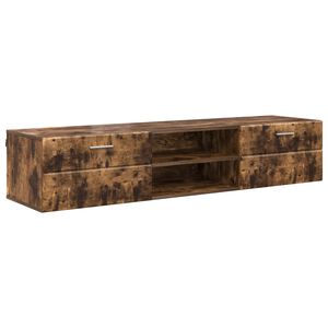 vidaXL Cabinet en Bois 150 x 39 x 30 cm Ch&ecirc;ne fum&eacute; Bois d'ing&eacute;nierie