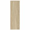 vidaXL Support pour plantes ch&ecirc;ne sonoma 33x33x100cm bois d'ing&eacute;nierie