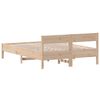 vidaXL Cadre de lit sans matelas 135x190 cm bois de pin massif