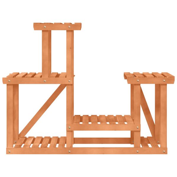 vidaXL Support à fleurs 90x25x73,5 cm bois massif de sapin