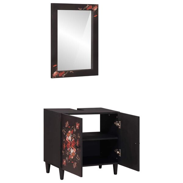 vidaXL Ensemble de Meubles de Salle de Bain Montage mural 2 pcs