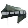 vidaXL Tente familiale avec toit Vert arm&eacute;e 450 x 400 x 265 cm