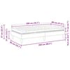 vidaXL Cadre de lit d'angle avec matelas Autre 2 pcs Gris Velours