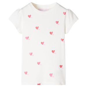 T-shirt pour enfants &eacute;cru 92