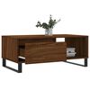 vidaXL Table basse Chêne marron 90x50x36,5 cm Bois d'ingénierie