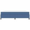 vidaXL Cadre de lit avec matelas Bleu 180 x 200 cm tissu