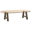 vidaXL Pieds de table basse en forme de A, 2 pi&egrave;ces, 40 x (30-31) cm, acier