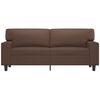 vidaXL Canap&eacute; &agrave; 2 places Marron 140 cm Similicuir