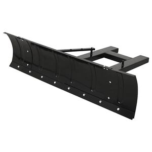 vidaXL Chasse-neige pour chariot &eacute;l&eacute;vateur 150x38 cm Noir