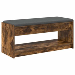 vidaXL Banc d'entr&eacute;e Ch&ecirc;ne Fum&eacute; 103 x 38 x 45 cm