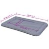 vidaXL Matelas pour chiens Taille M Gris