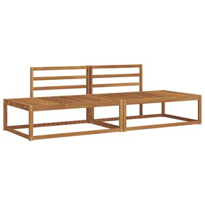 vidaXL Ensemble de canap&eacute;s d'ext&eacute;rieur Naturel Bois d'Acacia Massif