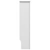 vidaXL Cache-radiateurs 2 pcs Blanc 152x19x81,5 cm MDF