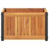 vidaXL Jardini&egrave;re 45x30x27,5 cm bois massif d'acacia et acier
