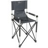 Bo-Camp Chaise haute pliable pour enfants Aluminium Gris
