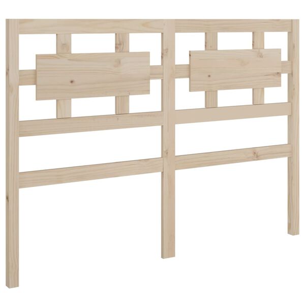 vidaXL T&ecirc;te de lit 140,5x4x100 cm Bois massif de pin