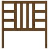 vidaXL Tête de lit Marron miel 96x4x100 cm Bois massif de pin