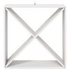 vidaXL &Eacute;tag&egrave;re &agrave; vin 4 pcs Blanc 62 x 25 x 62 cm Pin massif