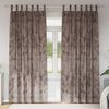 vidaXL Rideaux en velours 2 pcs Cappuccino 245 x 140 cm Velours