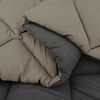 vidaXL Duvet d'hiver Gris clair et anthracite 220 x 240 cm Microfibre