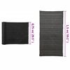 vidaXL Filet brise-vue PEHD 1,5 x 25 m Noir