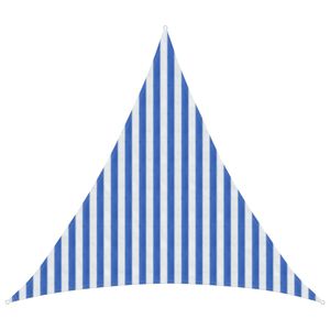 vidaXL Voile d'ombre Bleu et Blanc 3 x 3 x 3 m HDPE