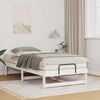 vidaXL Cadre de lit Blanc 90 x 200 cm Pin massif