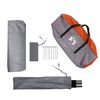 vidaXL Tente de rangement gris et orange imperm&eacute;able