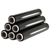 vidaXL Rouleaux de film de palette 6 pcs Noir 23 &micro;m 624 m