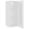 vidaXL Armoire murale suspendue Blanc 34,5x34x90 cm