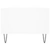 vidaXL Table basse Blanc 90x50x36,5 cm Bois d'ing&eacute;nierie