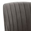 vidaXL Chaises pivotantes &agrave; manger lot de 4 gris fonc&eacute; velours
