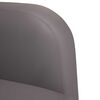 vidaXL Canap&eacute; causeuse gris 110 cm similicuir